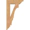 Ekena Millwork Balboa Traditional Smooth Bracket w/ Offset Brace, Western Red Cedar, 5 1/2"W x 16"D x 28"H BKT0604X16X28BOA01SWR - alternate 2